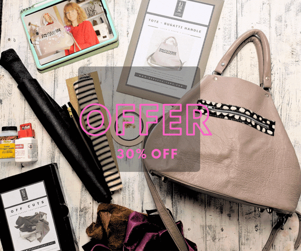 The Barnaby Leather Tote with Bugatti Handles Bundle - KIT + ONLINE COURSE + LEATHER SCRAPS - Was £193.99 Now £135