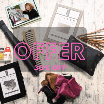The Arthur Clutch Bag Bundle - KIT + ONLINE COURSE + LEATHER SCRAPS - Was £119.99 Now £83.99