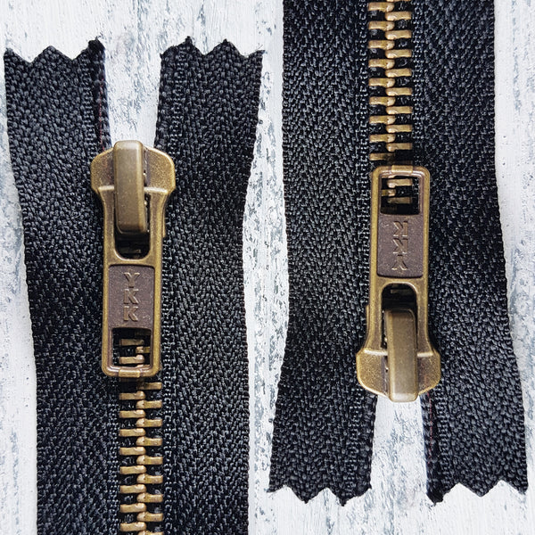 25cm YKK No.5 closed ended ZIP - 3 Colours