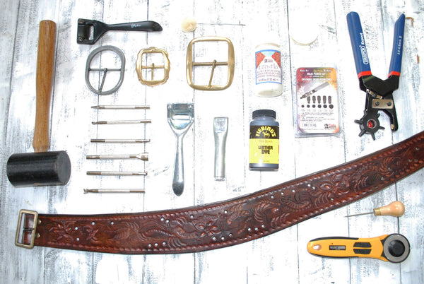 1 Day Traditonal Vegetable Tanned Leather Products Course - Belt, Tool Belt, Apron £149